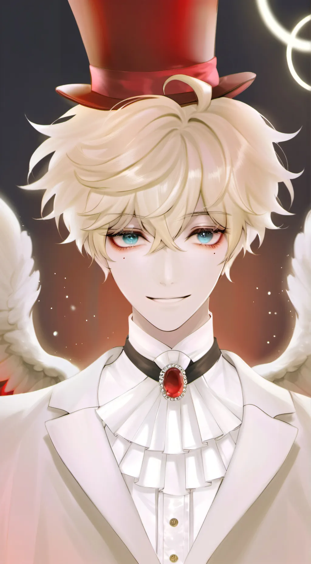 ai character: Lucifer Mange background