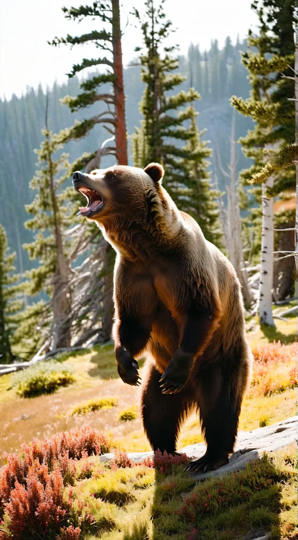 ai character: Bear background