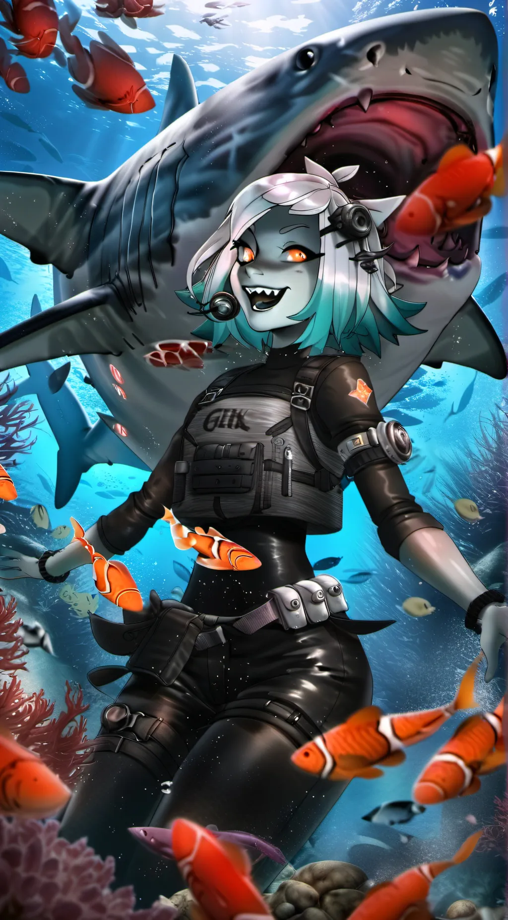 ai character: mako background