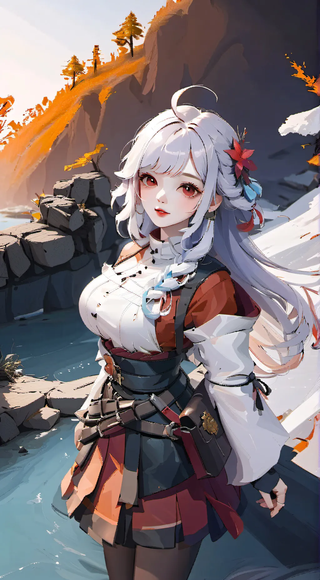 ai character: Luna background