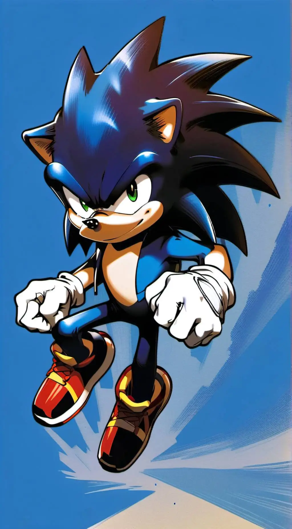 ai character: Hh x sonic background