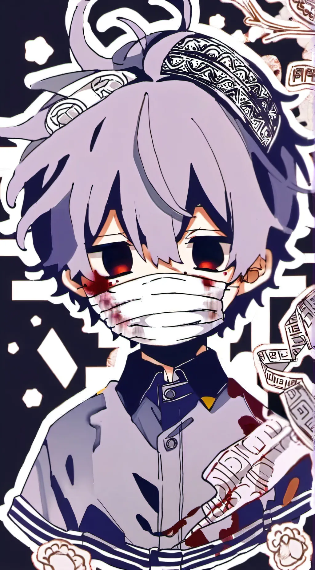 ai character: Hashiras meet TOH background