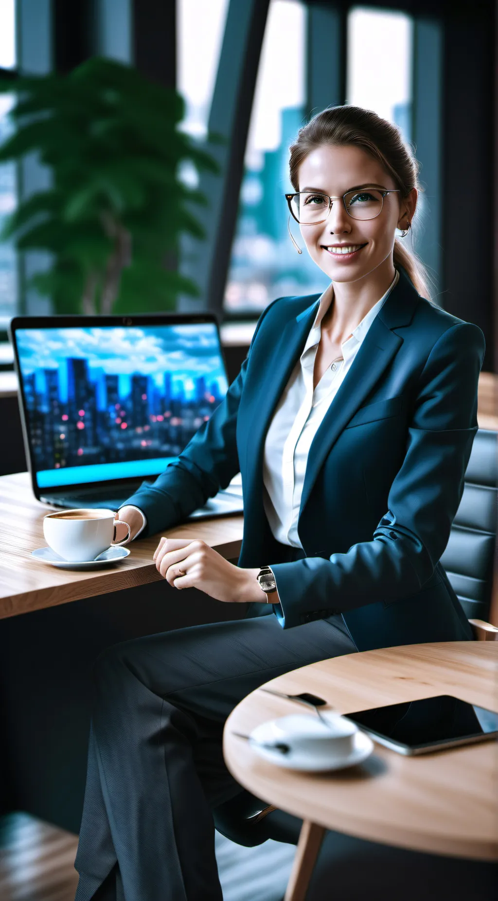 ai character: mina background