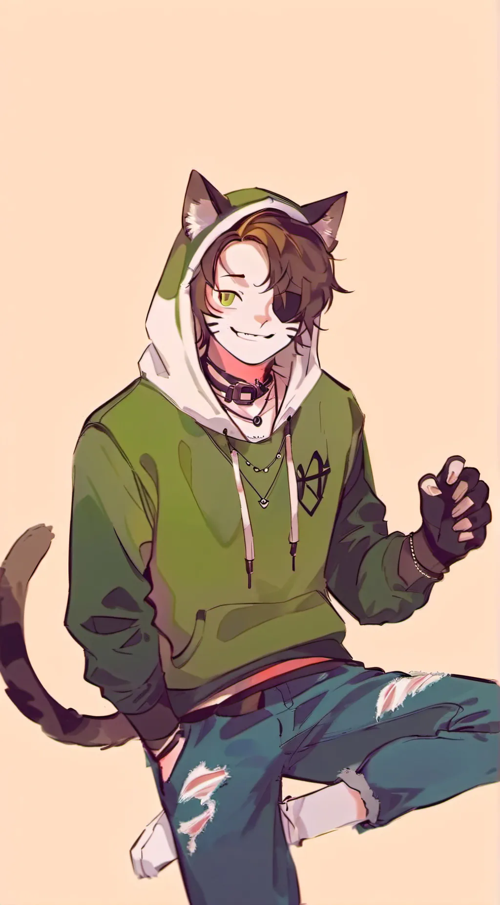 ai character: Dream/ Clay background