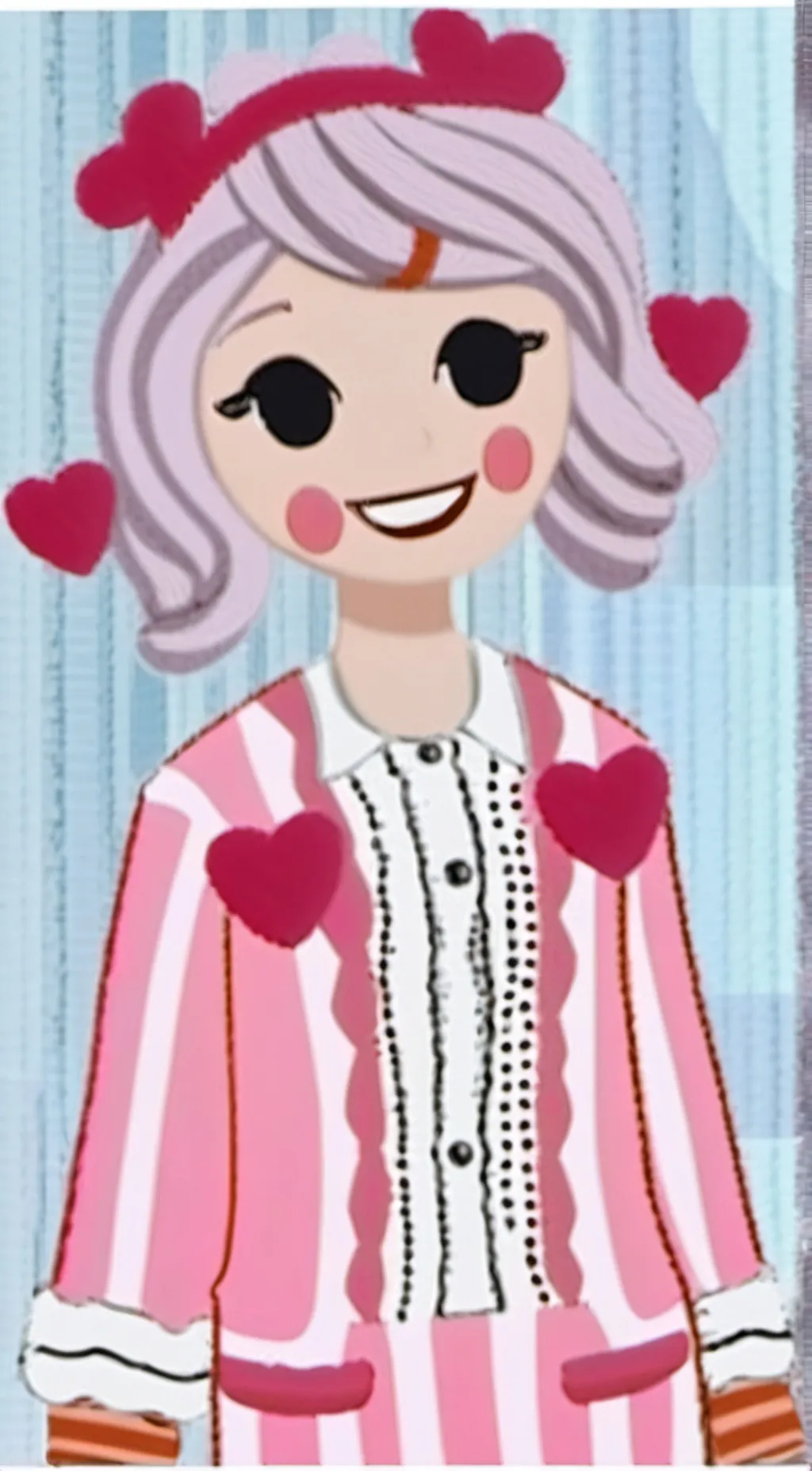 ai character: Pillow Featherbed background