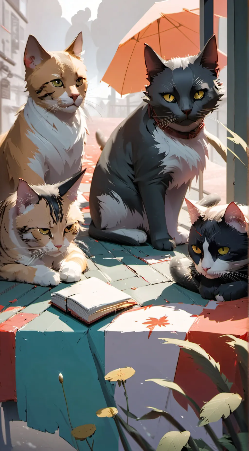 Talkie AI - Chat with The four cats