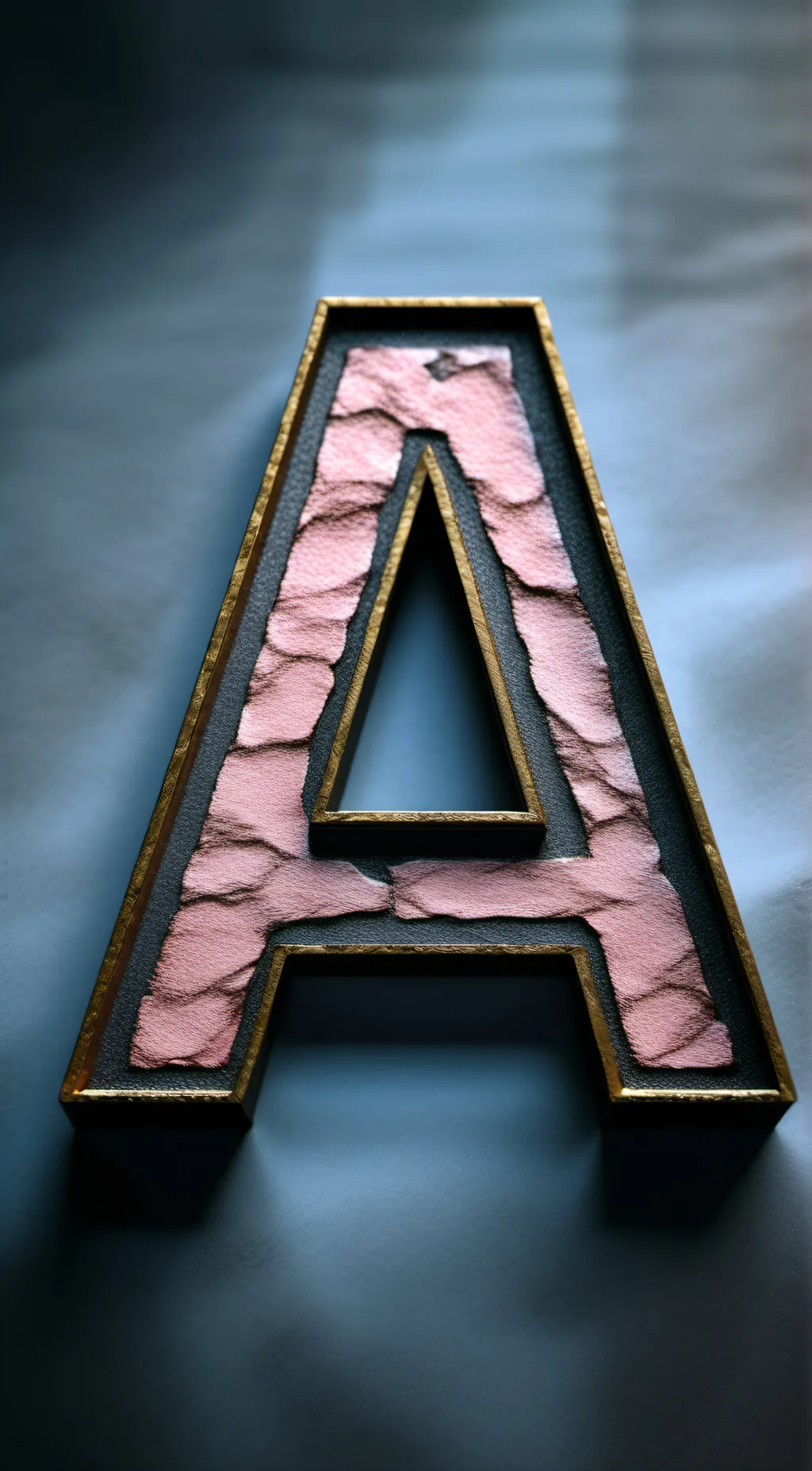 ai character: The letter A background