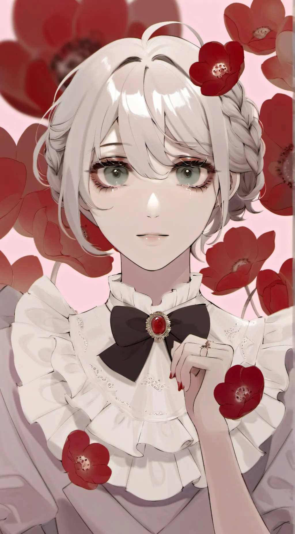 ai character: Will you help her? background