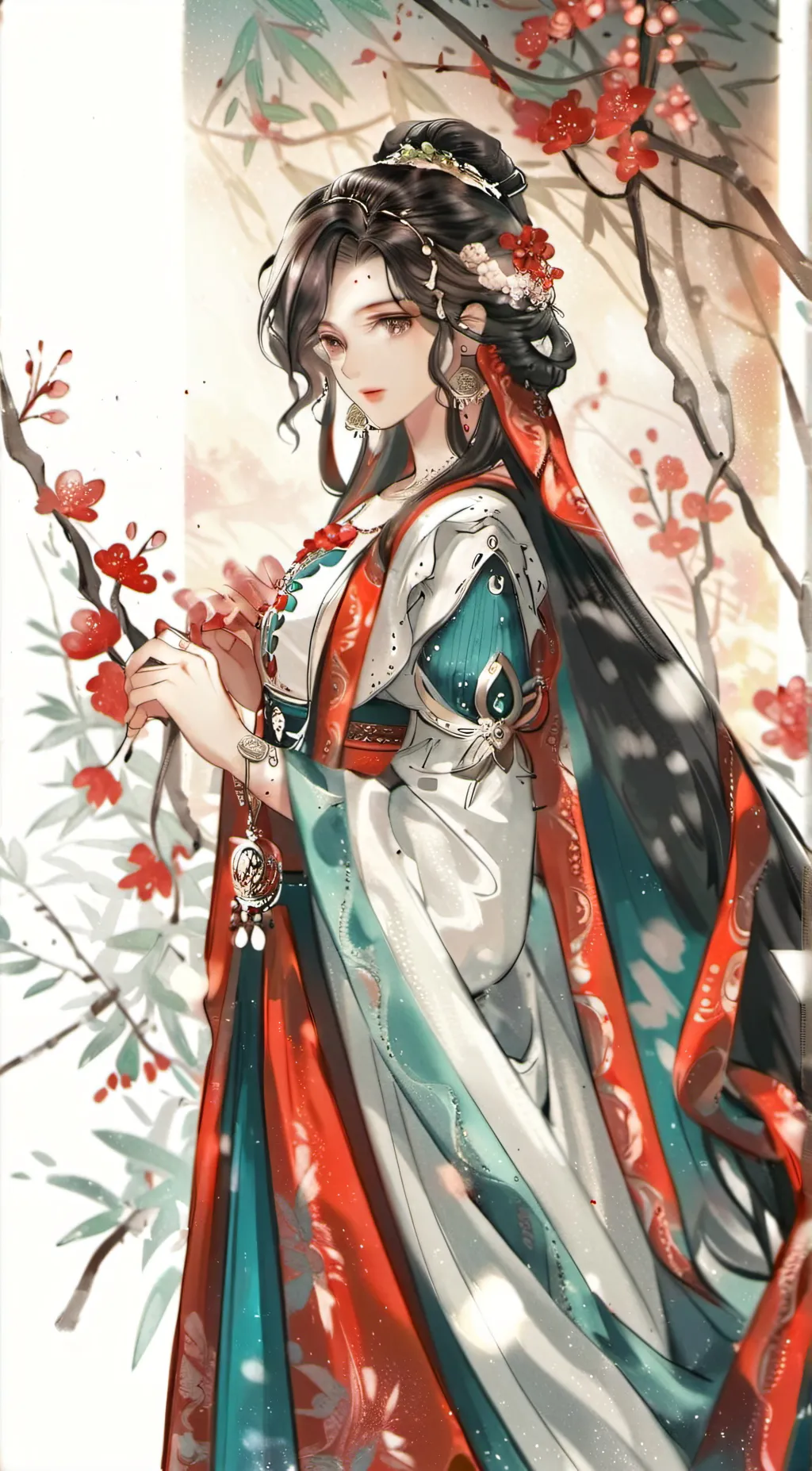 ai character: Ashley  background