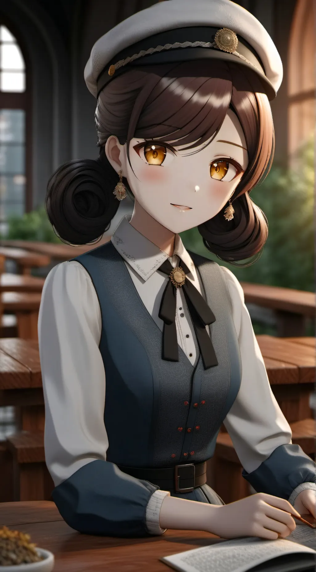 ai character: cora background