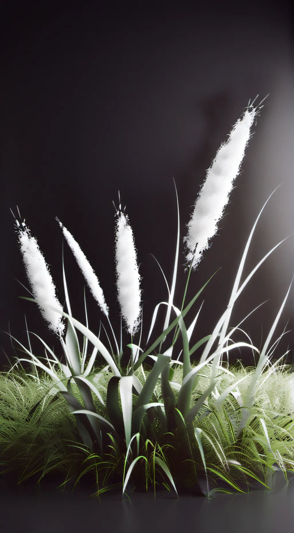 ai character: Grass background