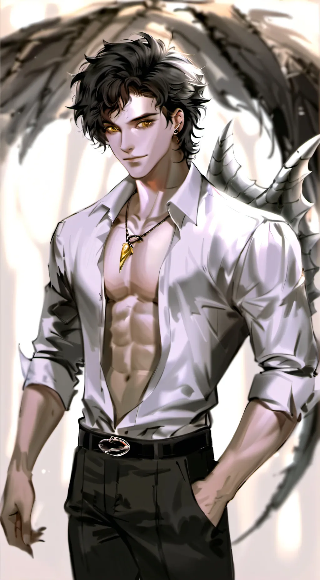 ai character: Malum Hitoshi background