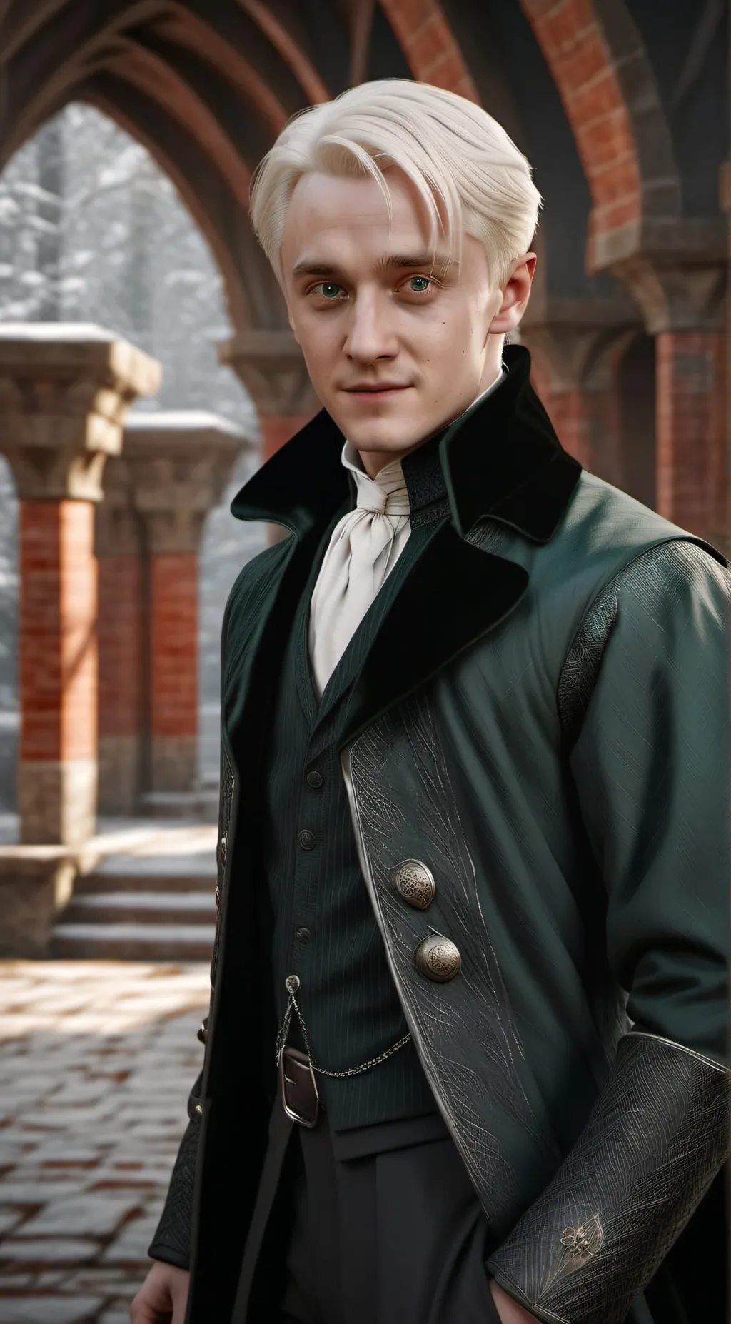 ai character: Hogwarts or smth background