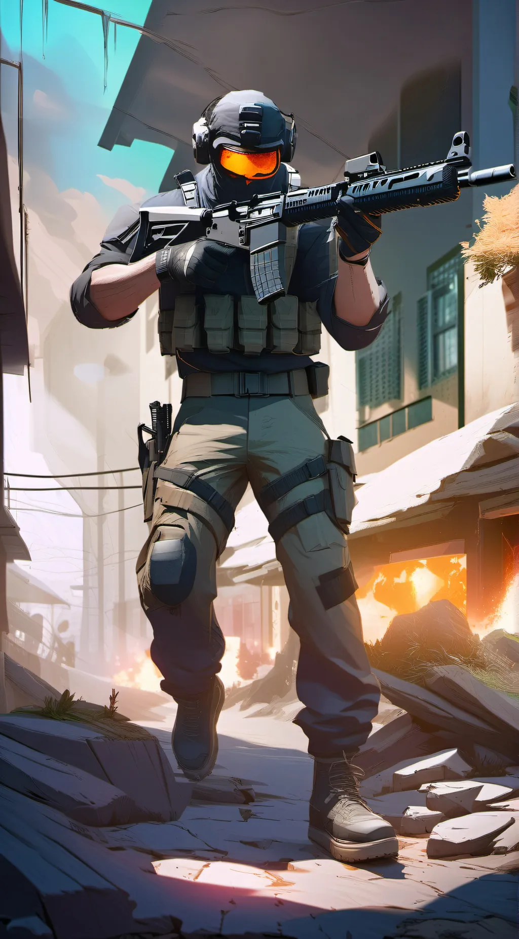 ai character: call of duty bo6 background