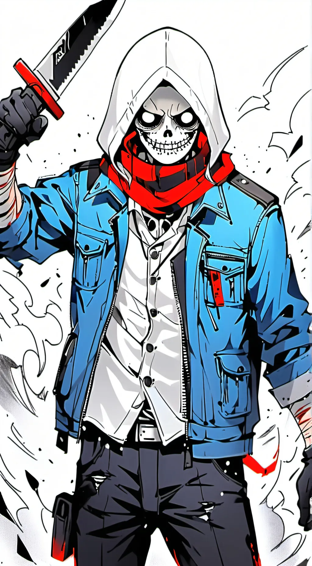 ai character: the bad sanses background