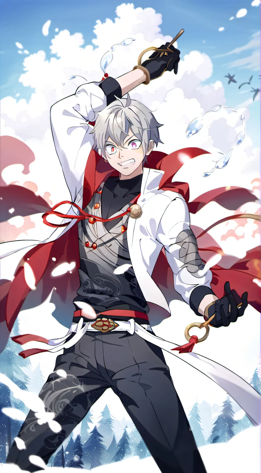 ai character: Black clover background