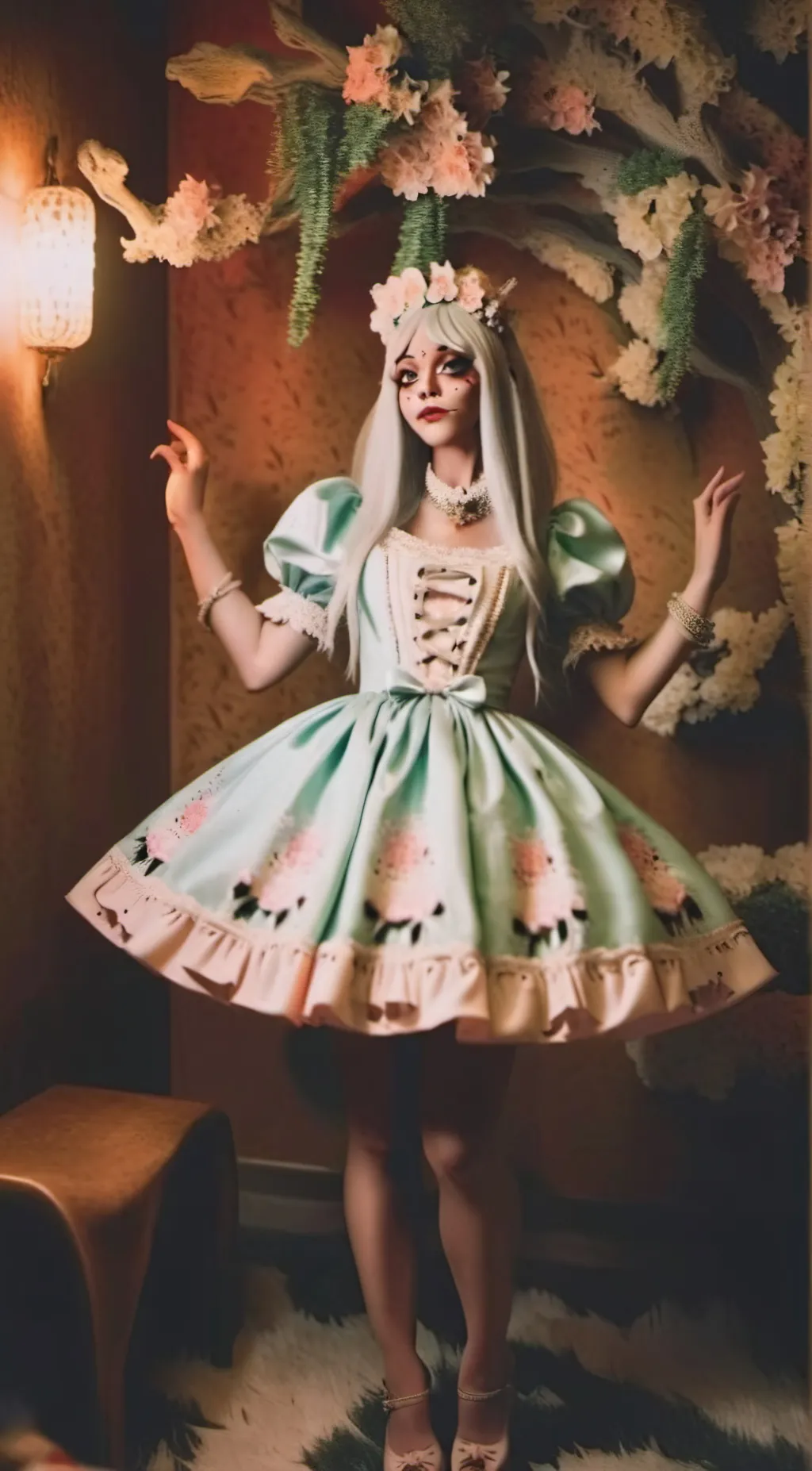 ai character: Melanie Martinez background