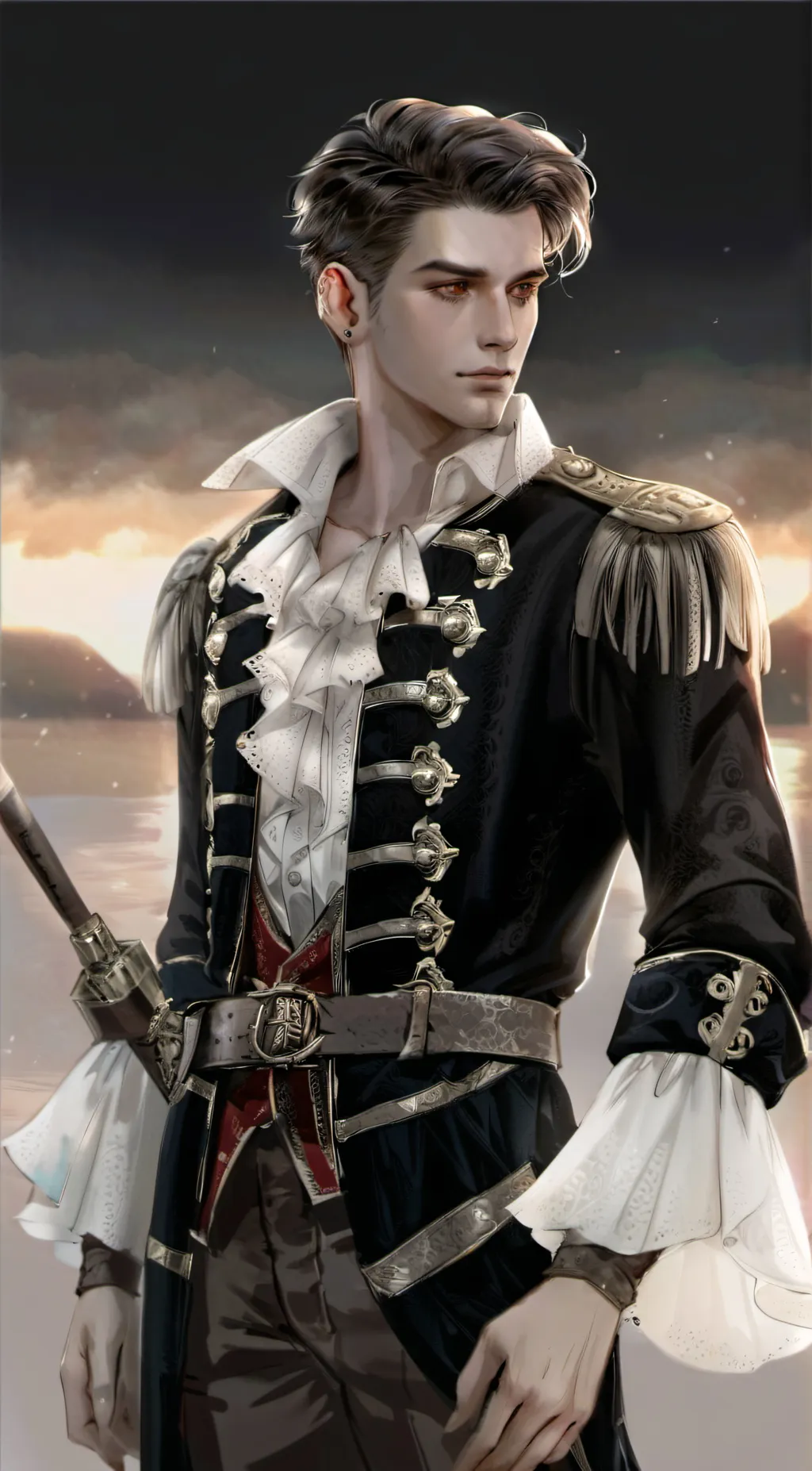 ai character: Captain Alexander  background