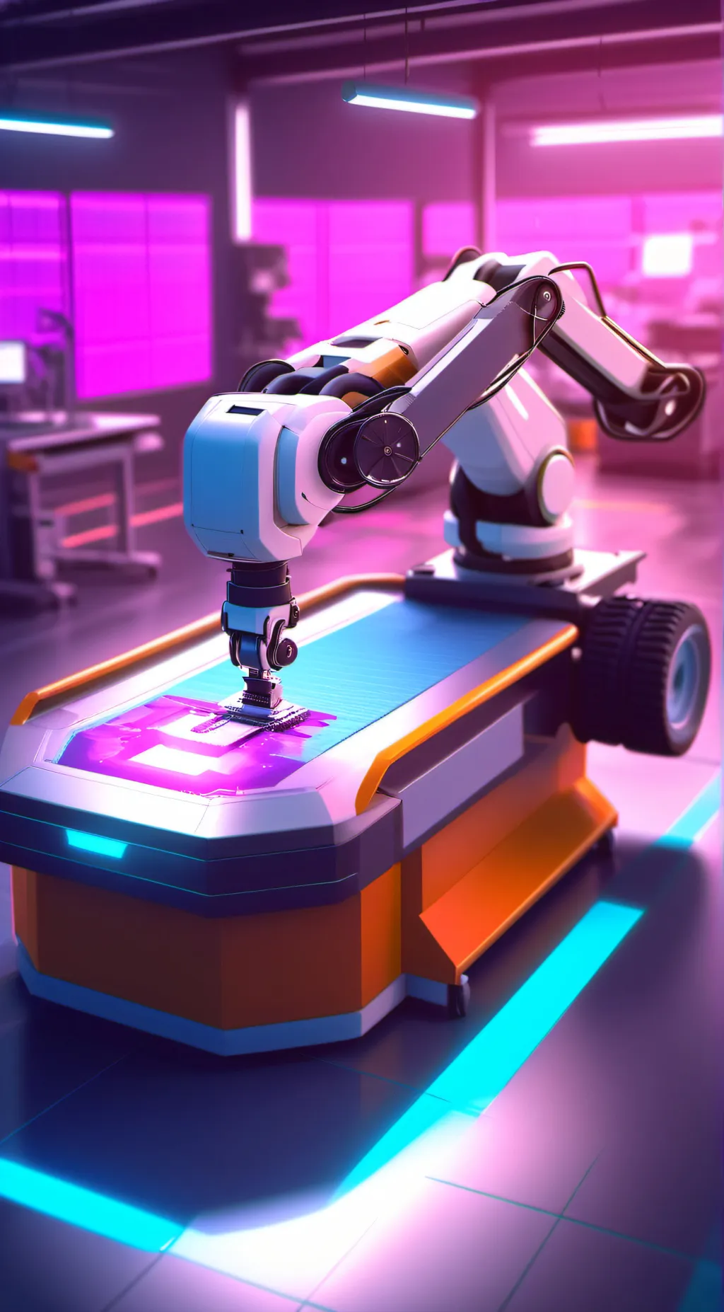 ai character: ur robot solver background