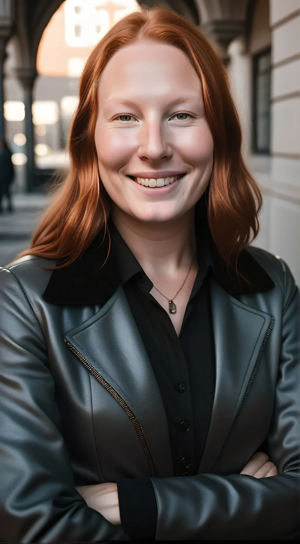 ai character: Amber  background