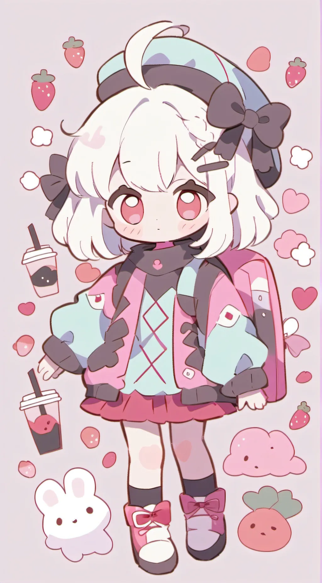 ai character: 💮MINA💮 background