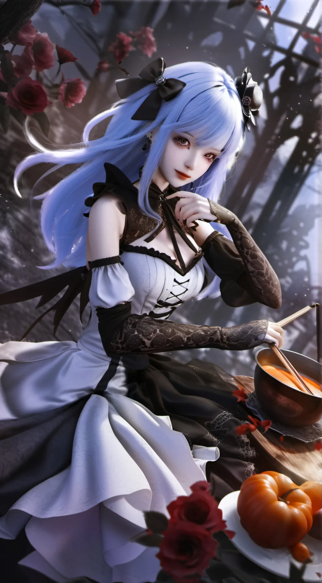 ai character: Em background