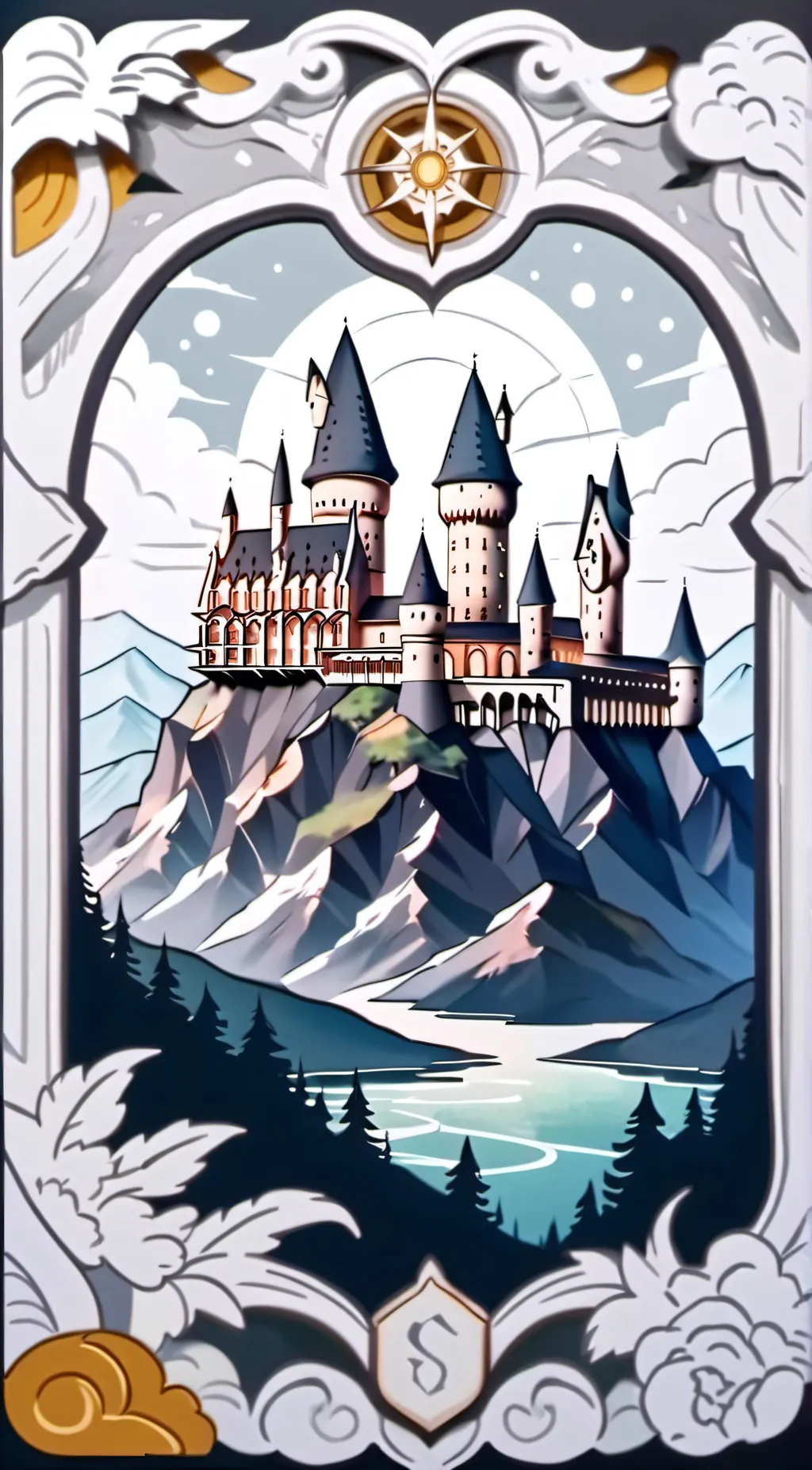 ai character: Hogwarts background
