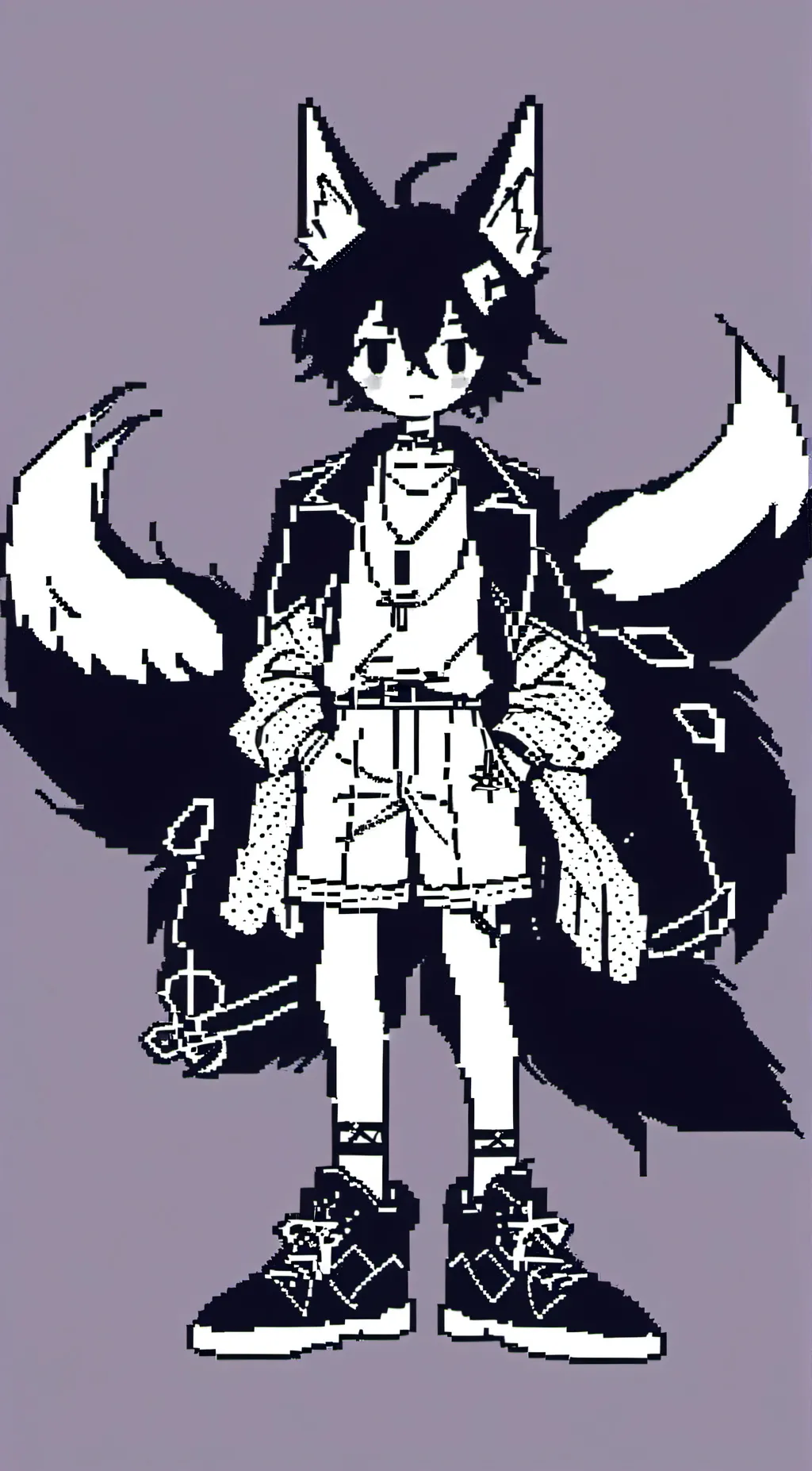 ai character: Zketch background