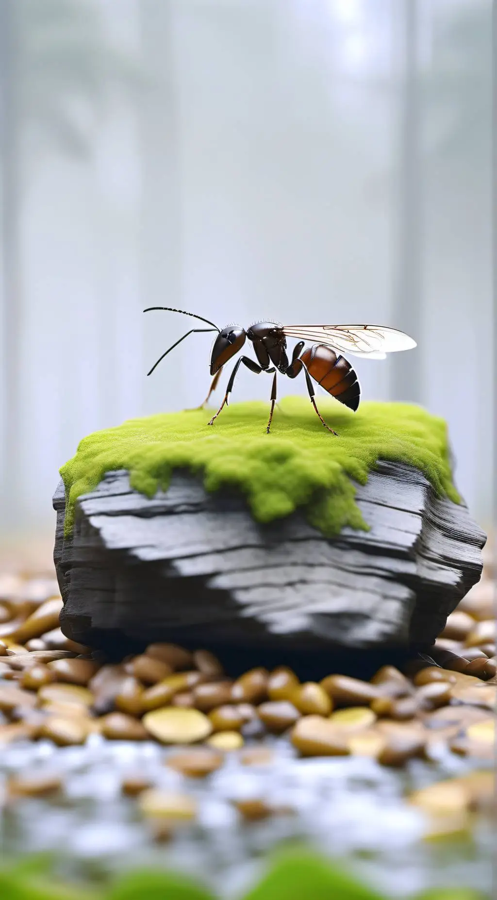 ai character: Be an ant background