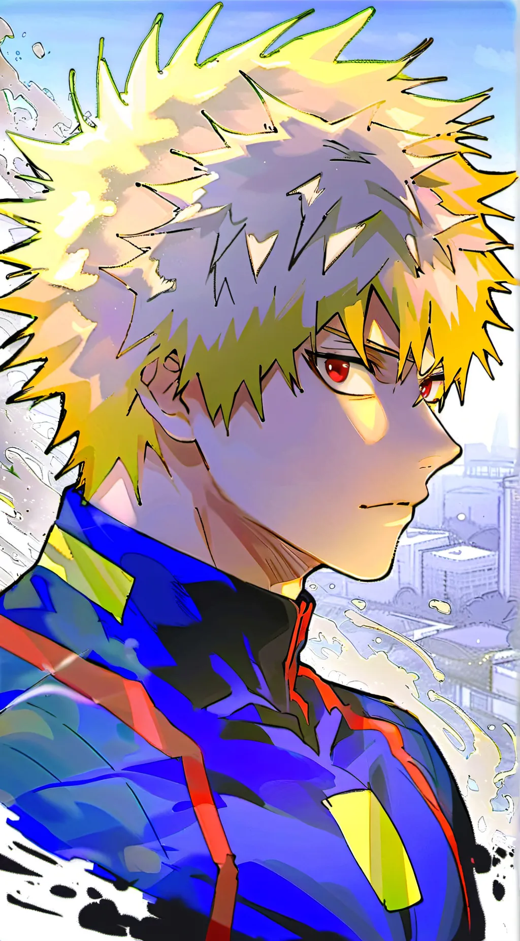 ai character: bakugo -bday🥳 background