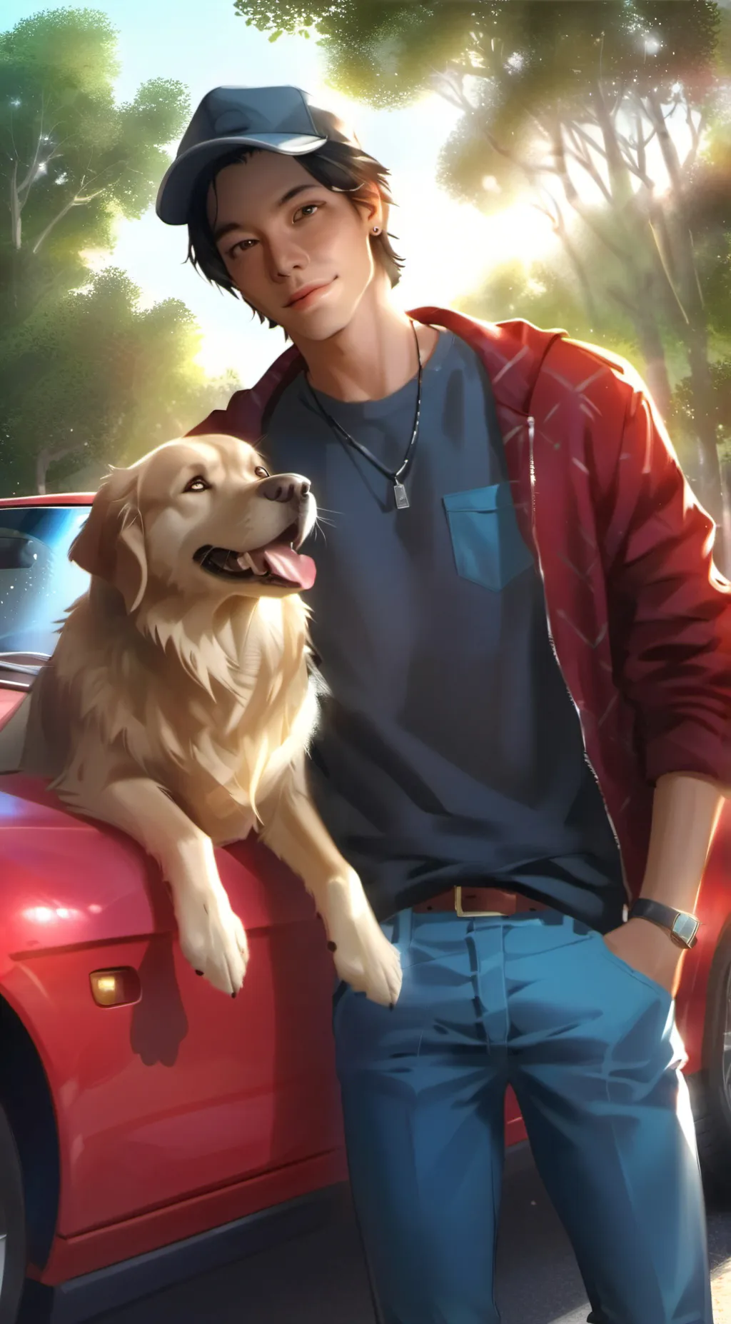 ai character:  Max background