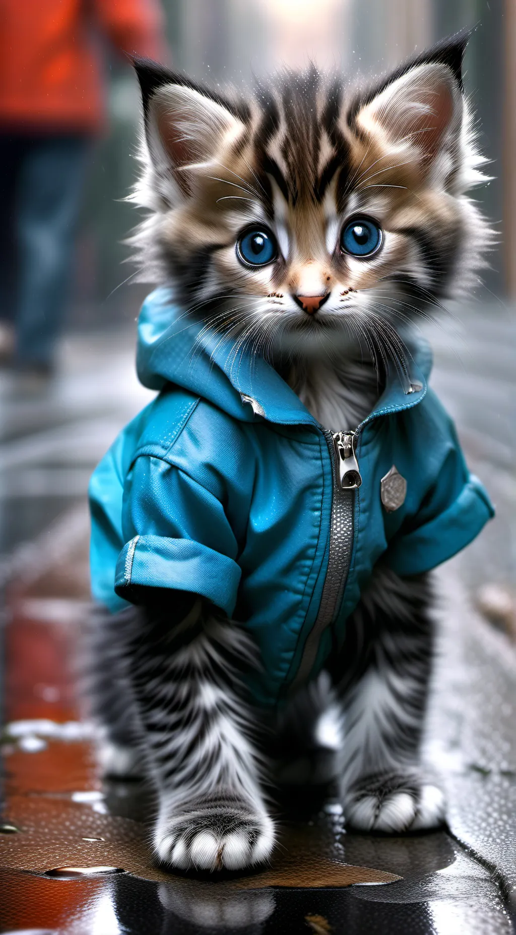 ai character: Gato background