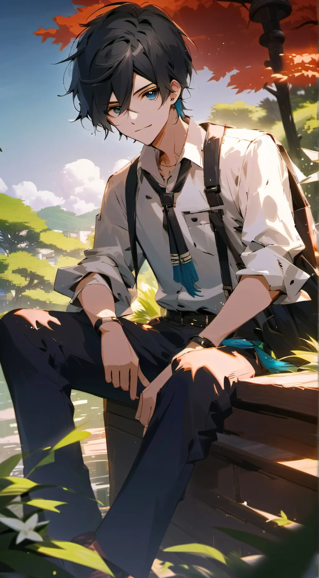 ai character: Skye  background