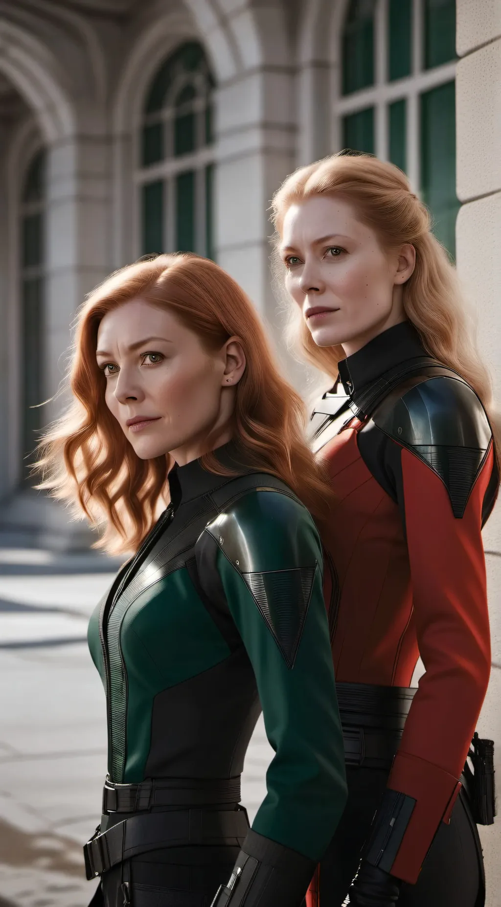 ai character: Wanda and natasha background