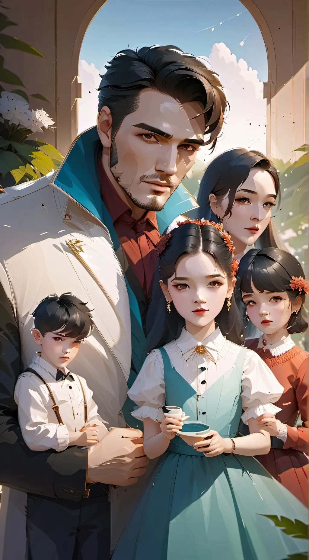 ai character: Elvis's family background