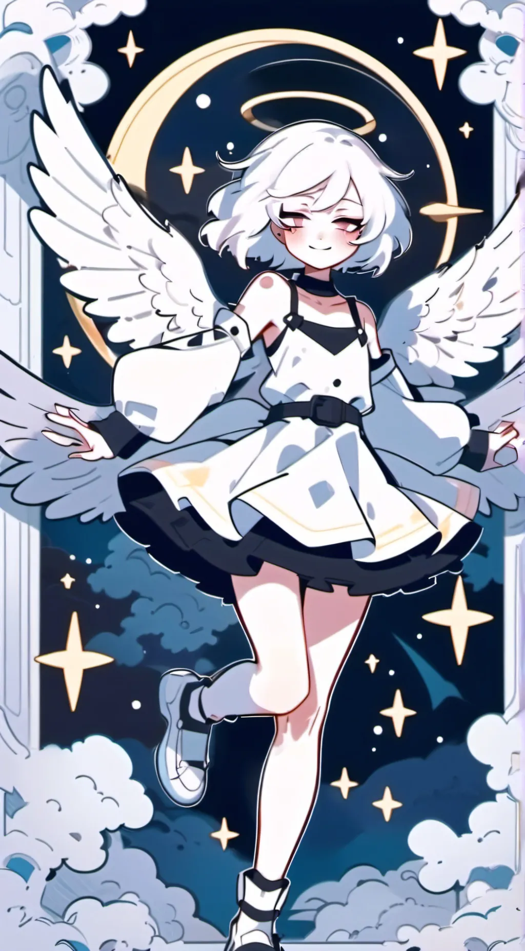 ai character: angel background
