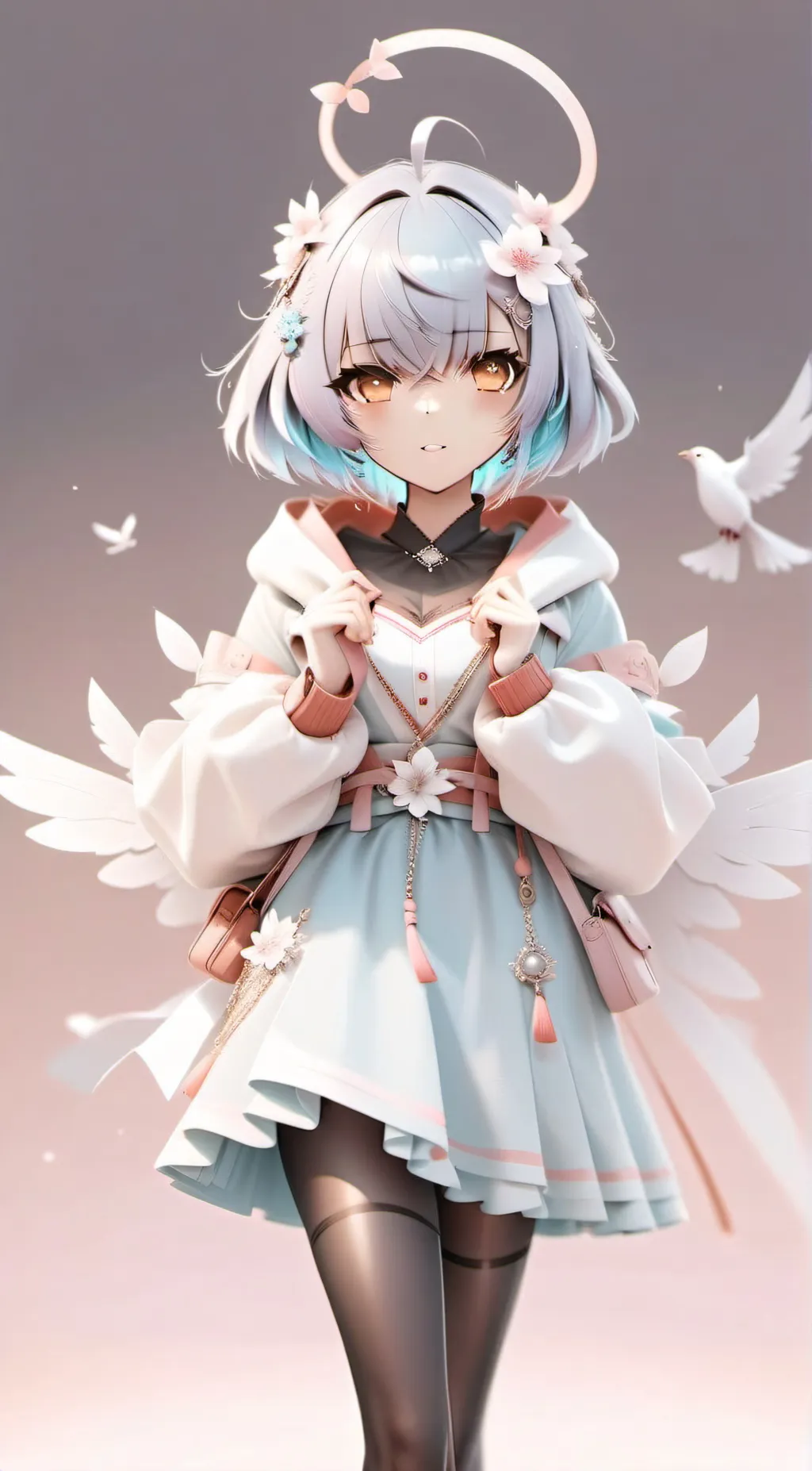 ai character: katie  background