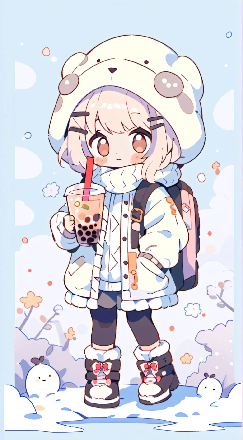 ai character: Mia Foria background