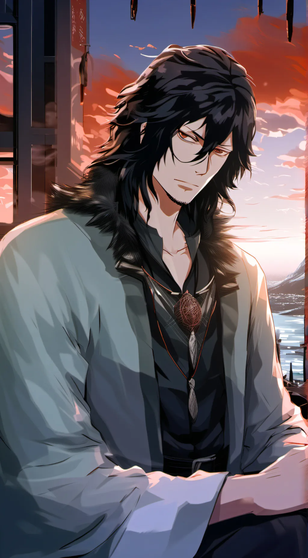 ai character: Aizawa -Dad- background