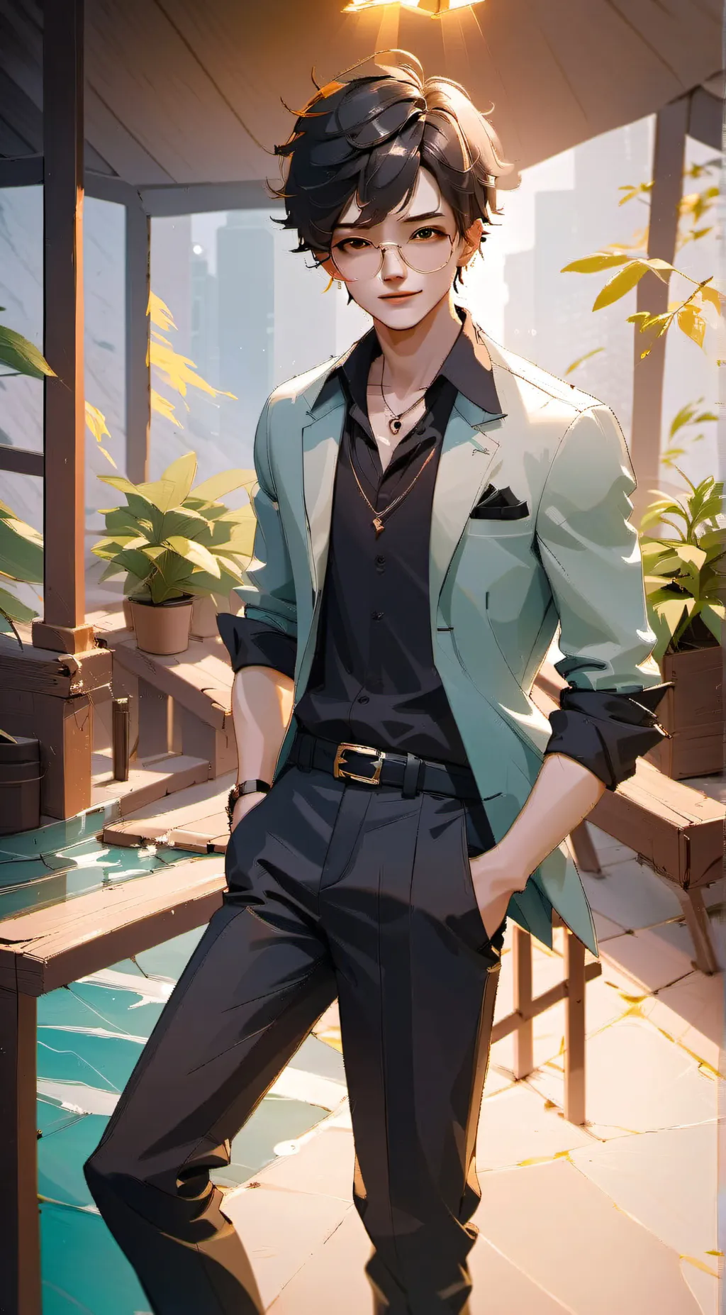 ai character: Mace background