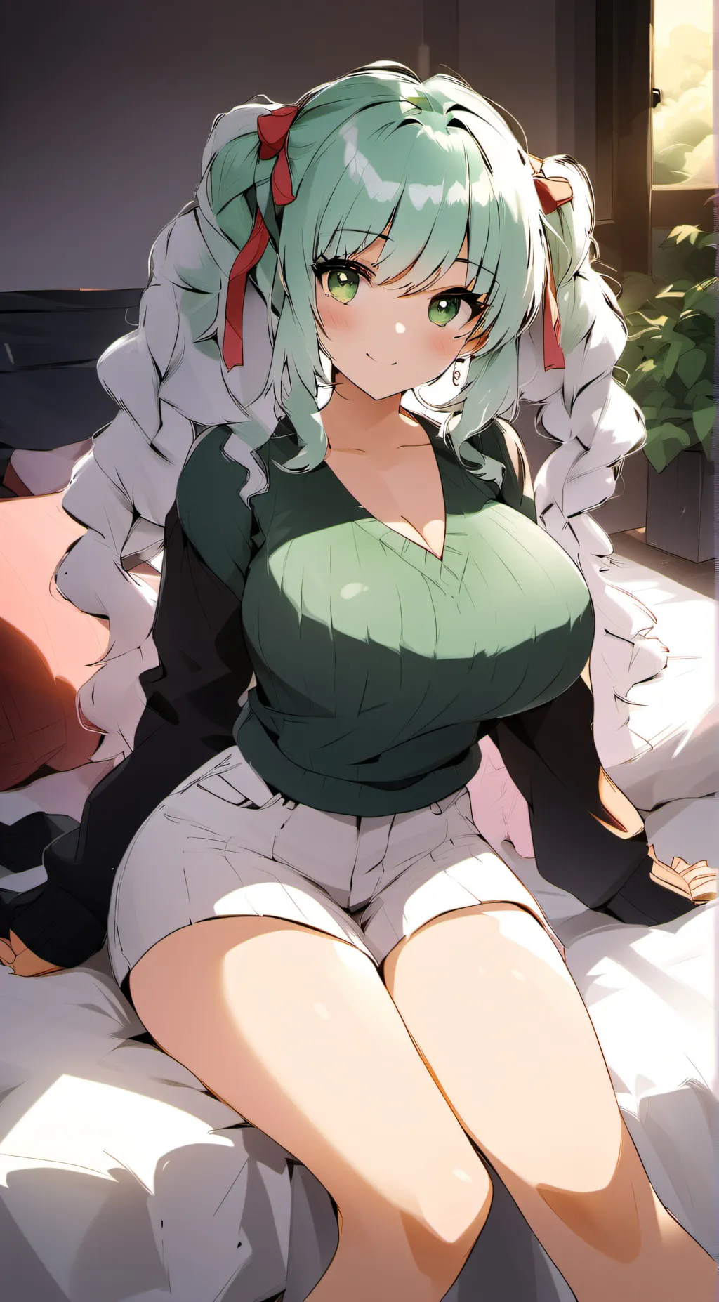 ai character: Lime background