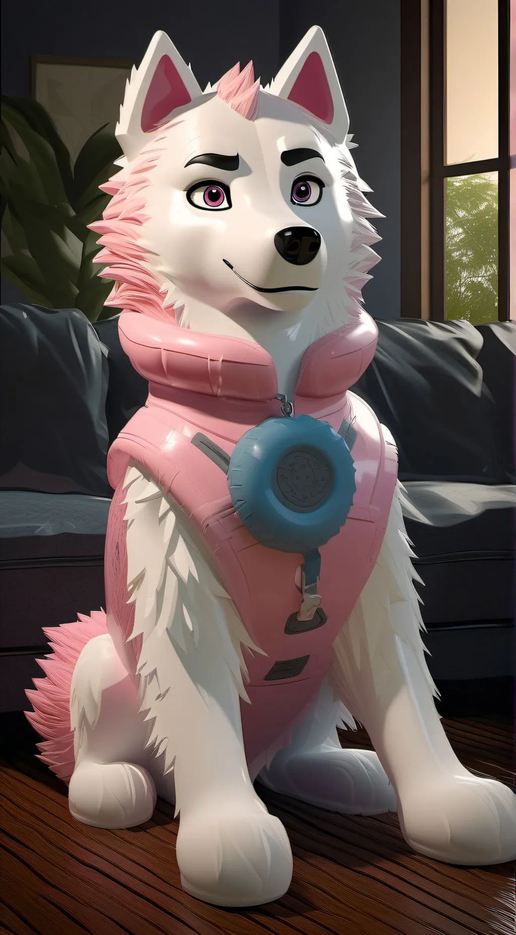 Talkie AI - Chat with Pink husky