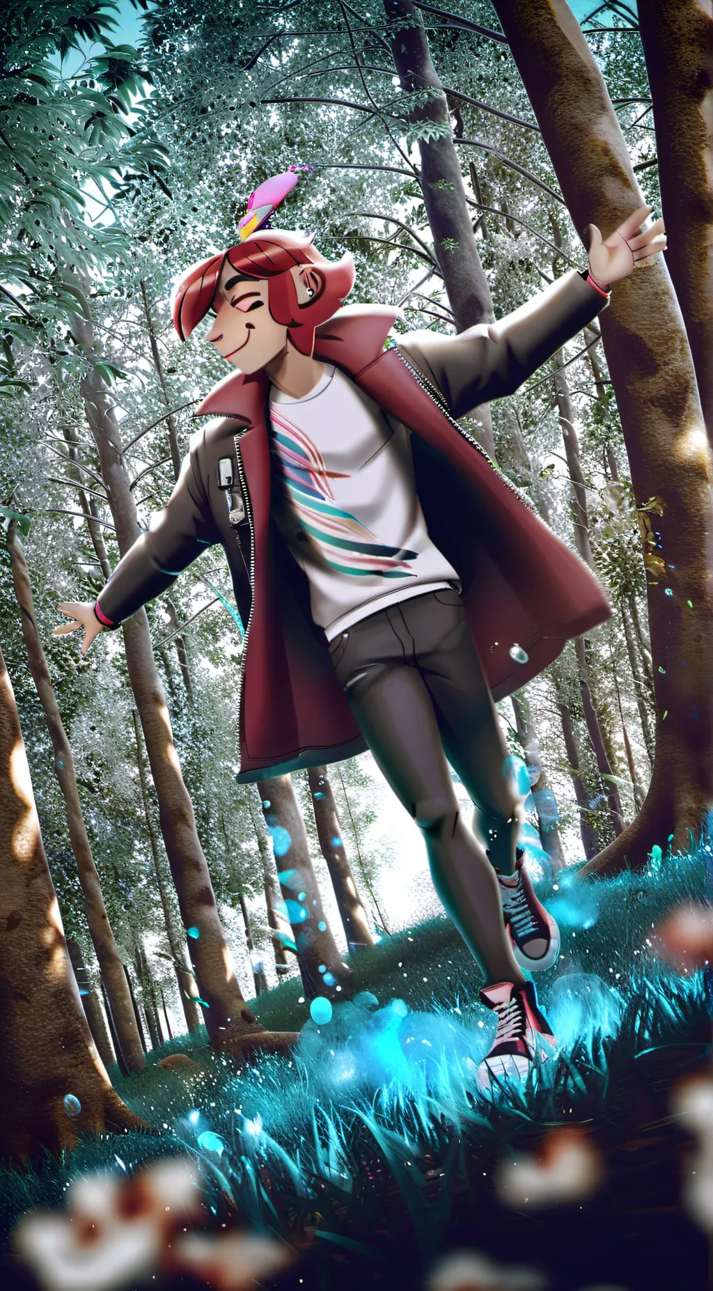 ai character: Dazzle background