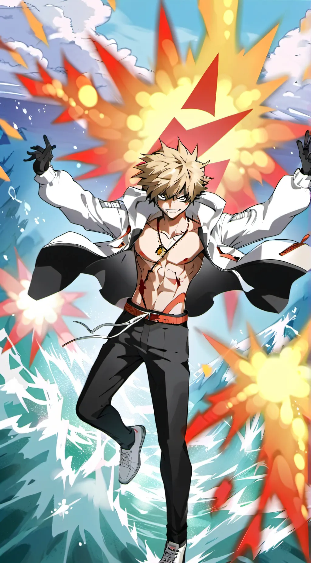 ai character: bakugo background