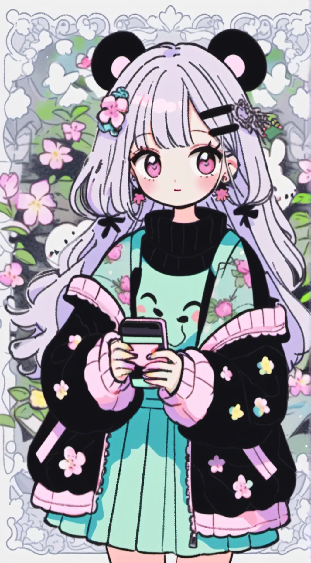 ai character: bunny background