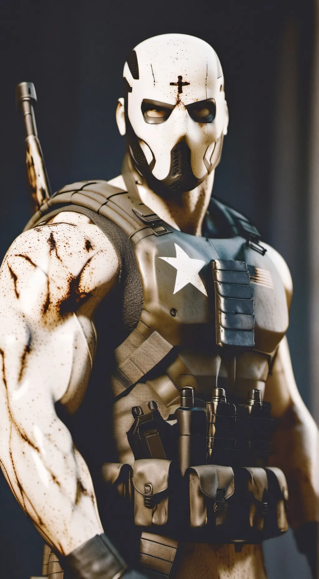 ai character: Skull background