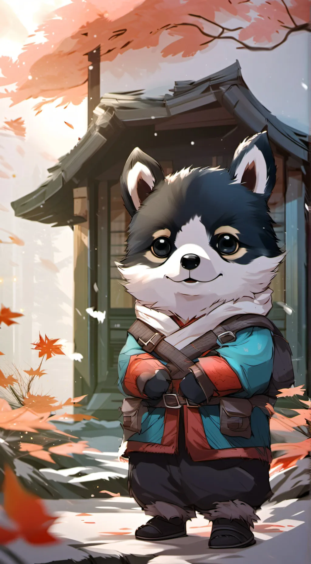 ai character: doggod background