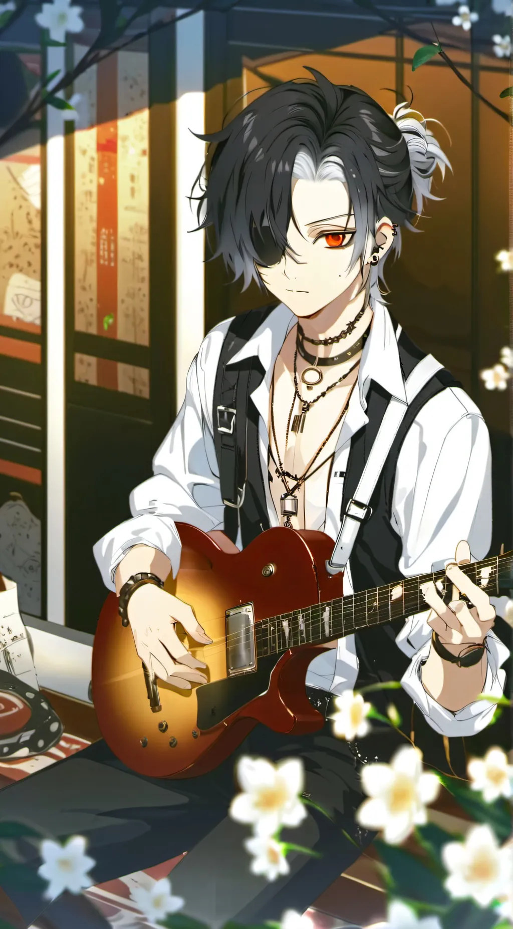 ai character: Chris  background