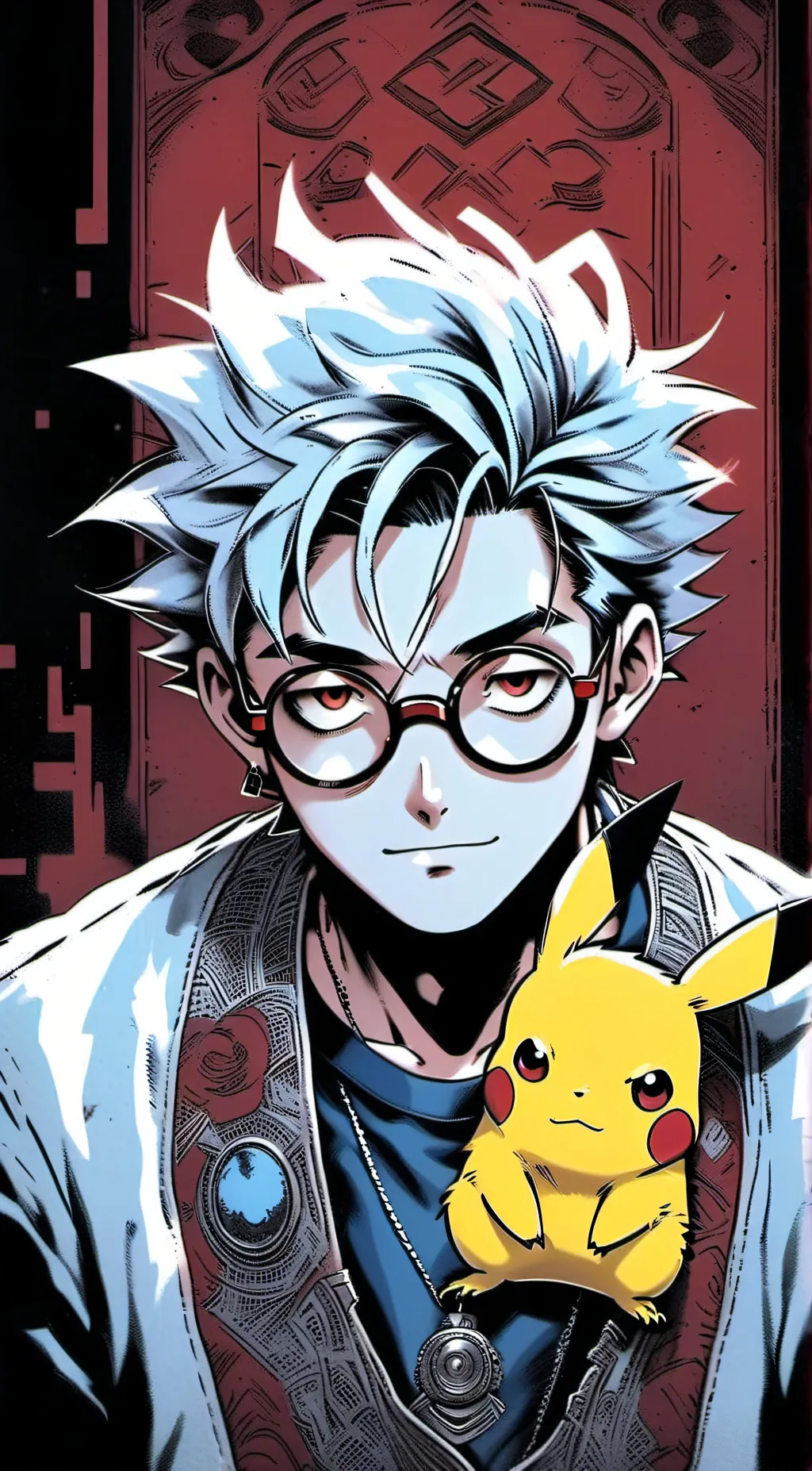 ai character: Johnny pikachu background