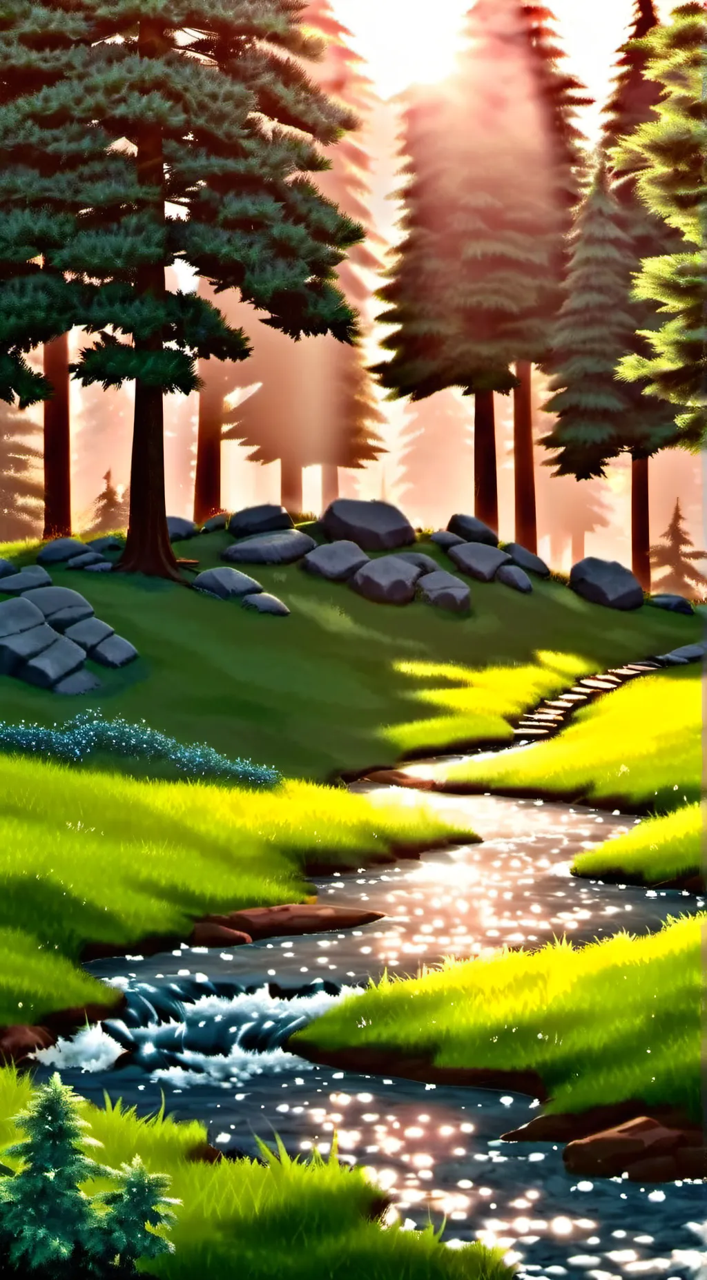 ai character: -Grass- background